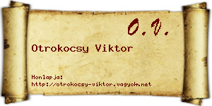 Otrokocsy Viktor névjegykártya